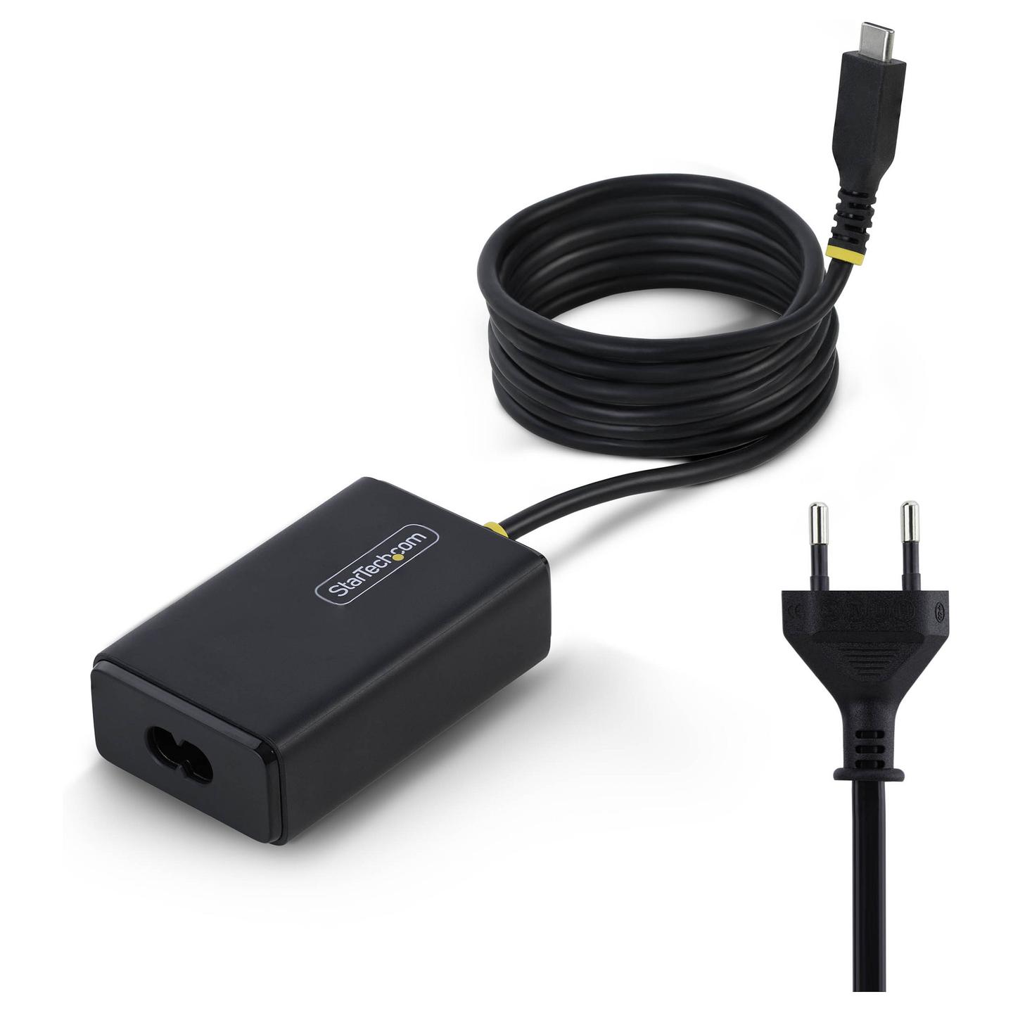 Adapter për Laptop StarTech.com 165LE-USB-C-CHARGER, USB-C, 65W, Power Delivery 3.0, Kabllo 1.5m - Zezë - 7