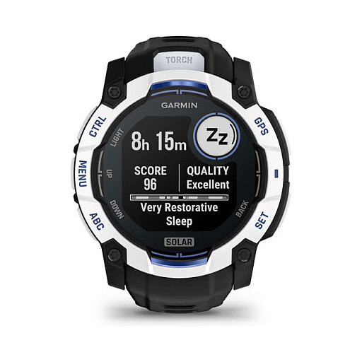 Orë e mençur Garmin Instinct 3 Solar GPS / 50mm - Zezë/Blu - 6