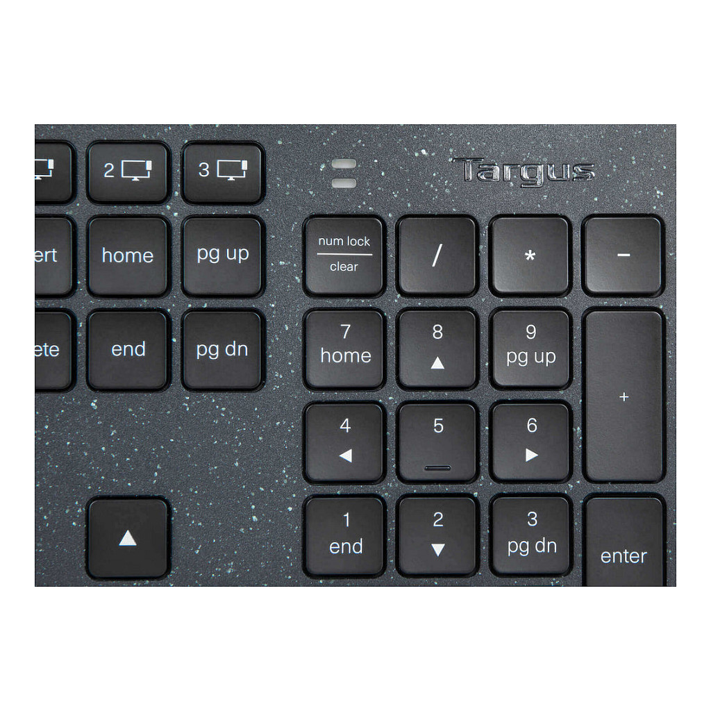 Tastierë Pa kabllo TARGUS EcoSmart Antimicrobial RGB / QWERTY Nordic – Zezë - 6