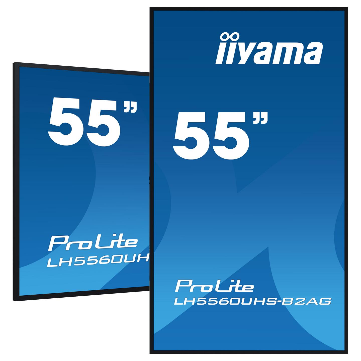 Digital Signage, iiyama ProLite LH5560UHS-B2AG, 54.6", 4K UHD, VA, Android 11, Wi-Fi, 3xHDMI, USB, RJ45 - Zezë