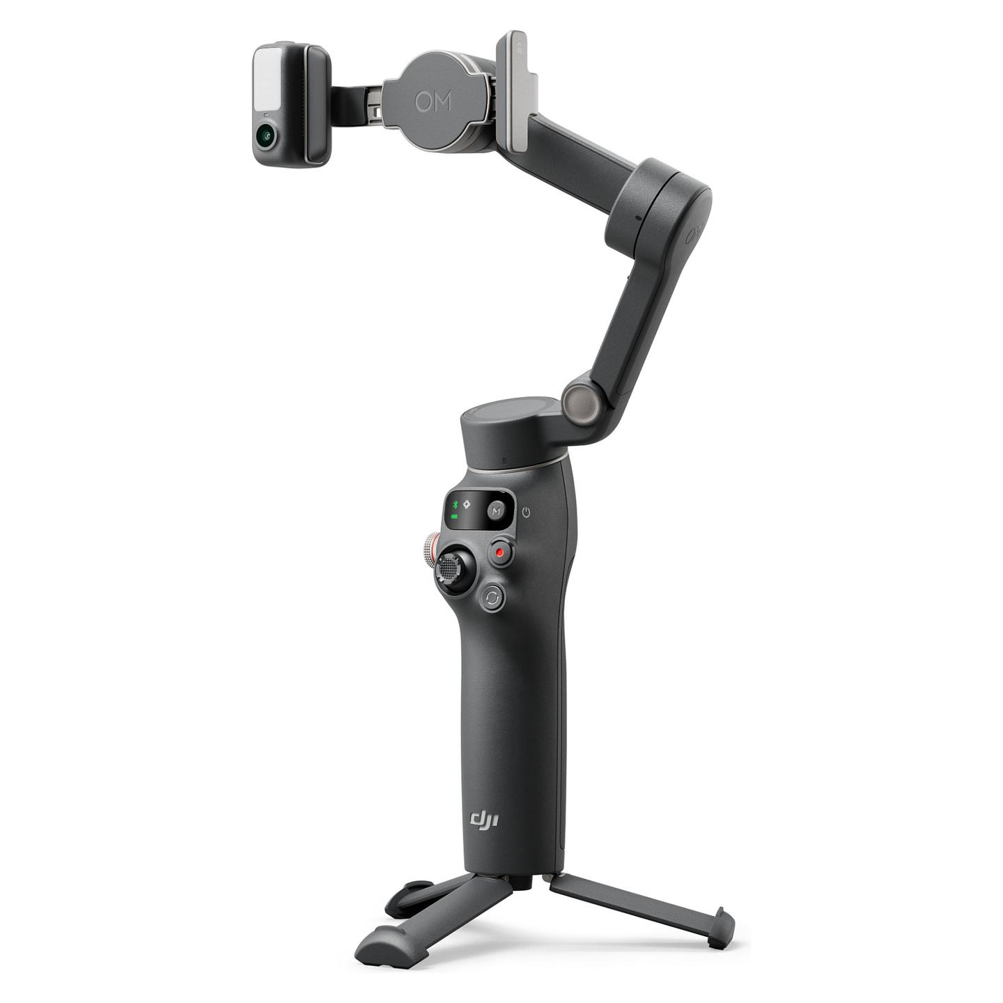 Stabilizues DJI Osmo Mobile 7P, 3-Aksësh, ActiveTrack 8.0, Tripod i Integruar, Shufër Zgjatuese - Gri e Errët - 12