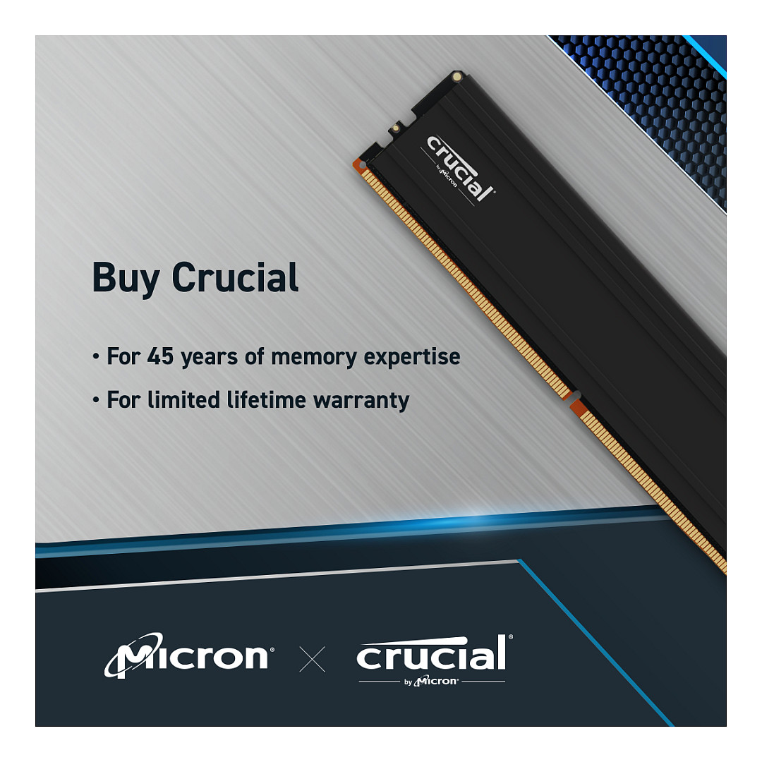 RAM Memorie DDR5 Crucial 64GB (2x32) - Zezë - 6