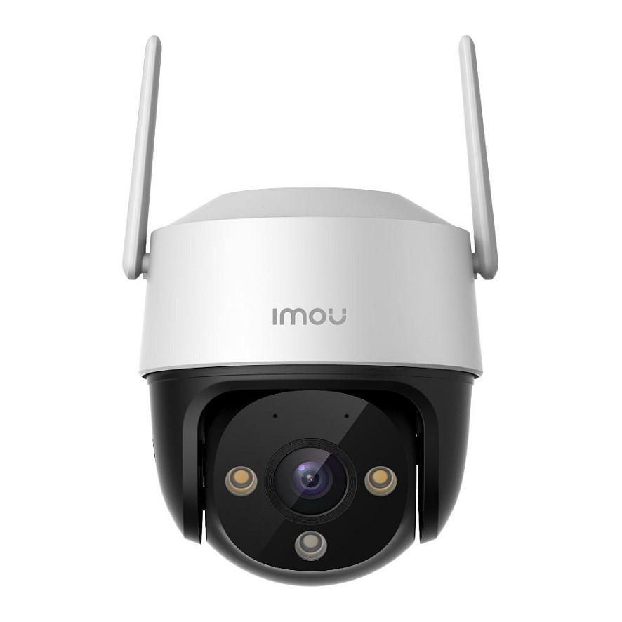 Kamerë Sigurie IP CCTV Imou Cruiser 2C 3K, 5MP, 3.6mm, 78°, 8× Zoom Dixhital, Pan 355°, Tilt 90°, Wi-Fi 6, IR 30m, AI, Audio 2-Kahëshe, Sirenë 110dB, MicroSD deri 256GB, IP66 - Bardhë