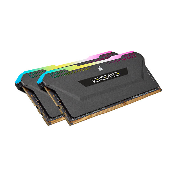 RAM Memorie DDR4 / 16GB / PC3200 / CL16 / CORSAIR / VENGEANCE RGB / (2x8GB) - 1