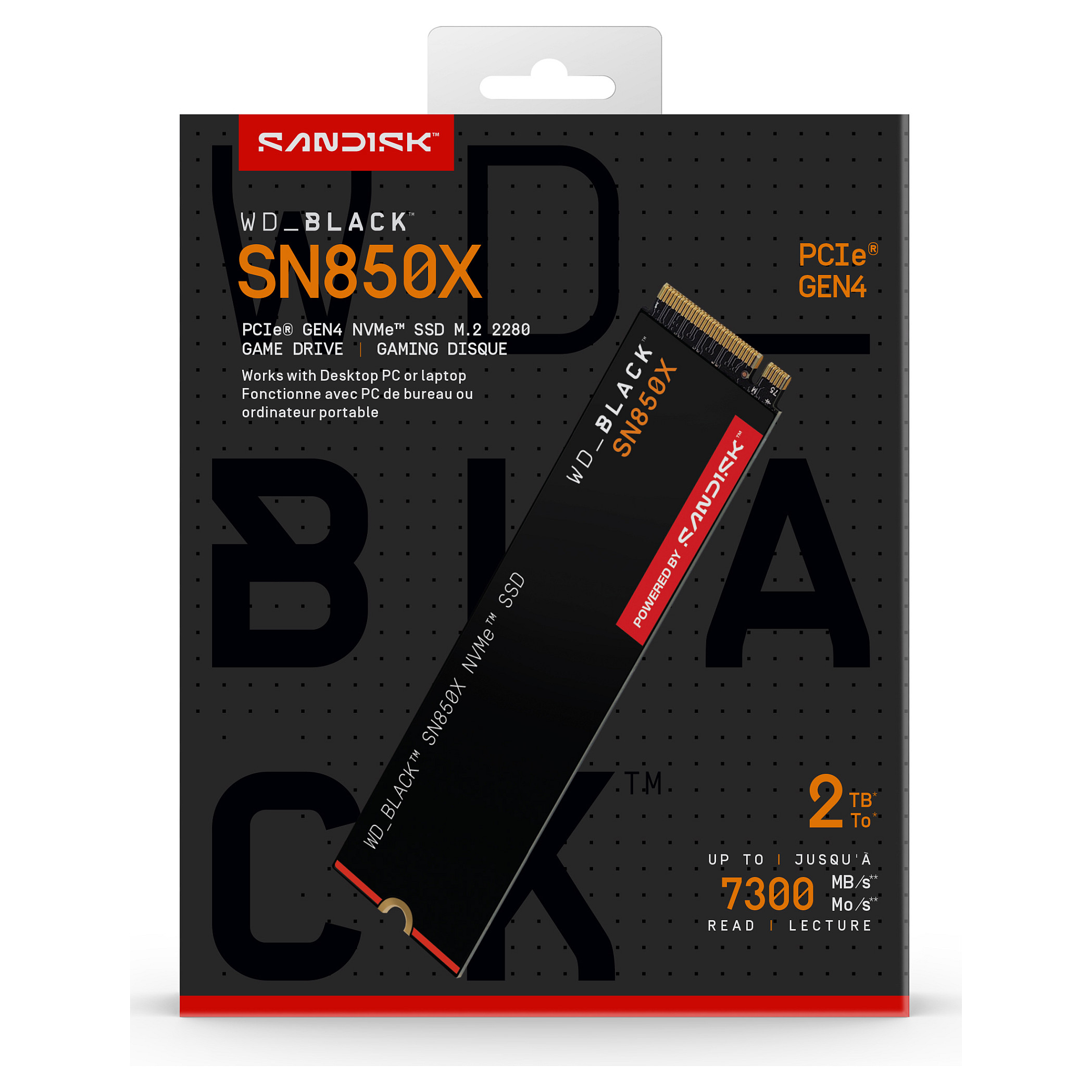 SSD e brendshme M.2 2TB WD Black SN850X NVMe PCIe 4.0 x 4 - 5