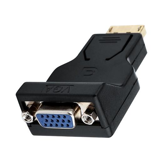 Adapter Video i-tec DP2VGAADA, DisplayPort në VGA, 1920x1080, 60Hz - Zezë