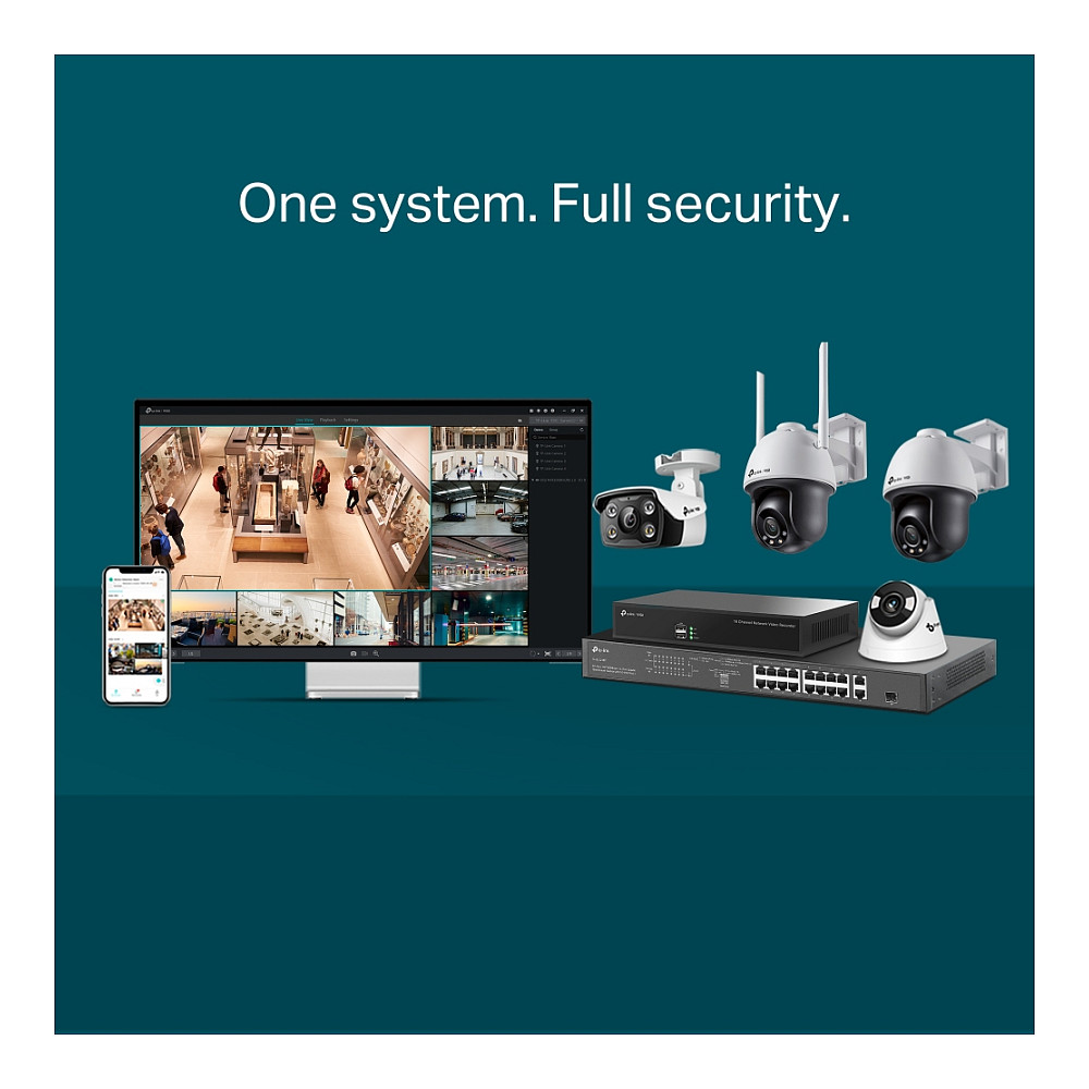 Kamera Sigurie IP CCTV TP-Link Omada IPCam VIGI C540-W(4mm) 4MP Full-Color - 7