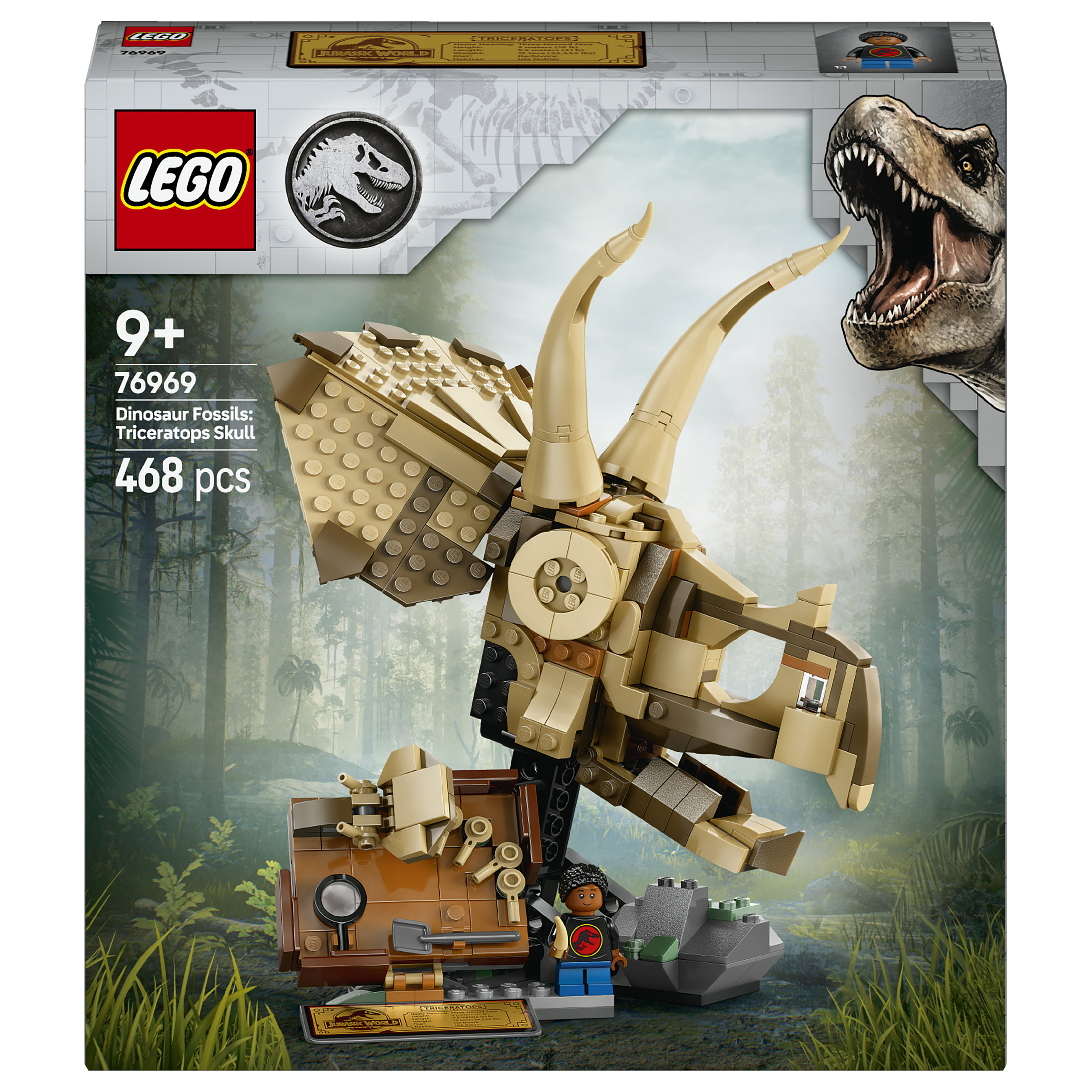 LEGO 76969 Jurassic World Dinosaurier-Fossilien: Triceratops - 1