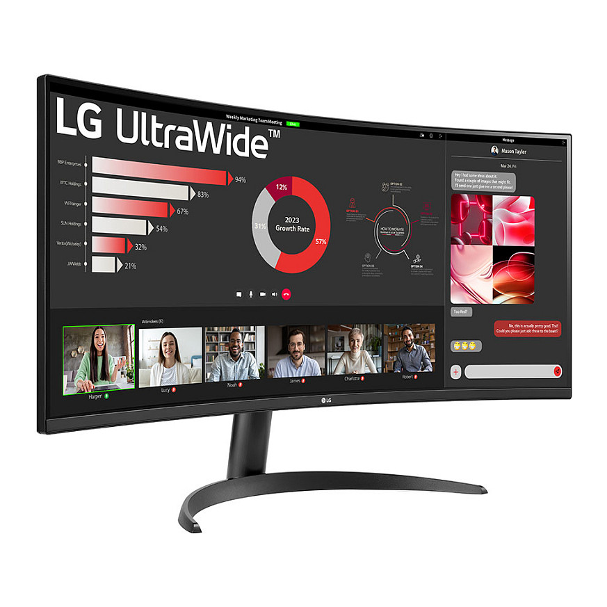 Monitor LG 34WR50QK-B / 34 Inch / WQHD / Ultra Wide / 100Hz / 5ms / I zi - 4