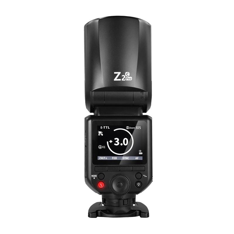 Flash për Kamerë Neewer Z2-C, TTL, 76Ws, 28-105mm, HSS 1/8000s, Wireless 2.4GHz, E-TTL II, LED 2W - Zezë - 2