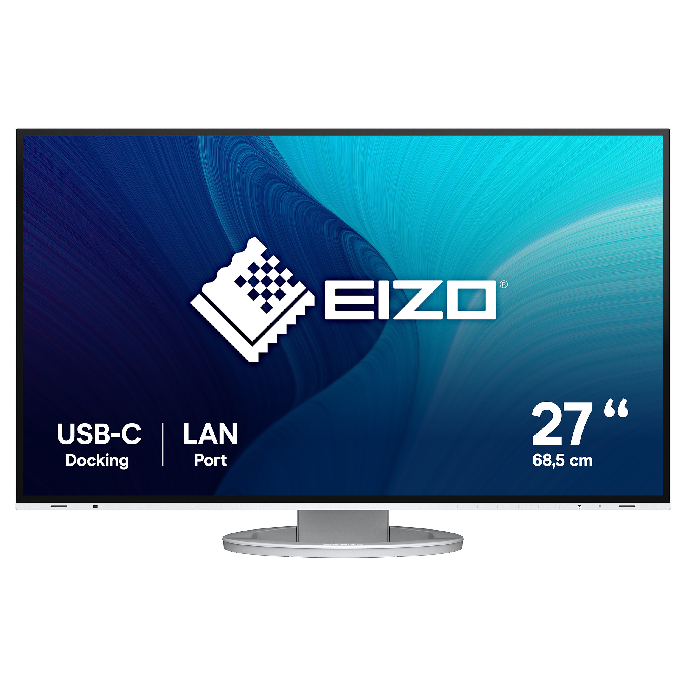 Monitor EIZO EV2795-WT / 27″ / WQHD IPS LED / 60Hz / 5ms / USB + HDMI + DP + USB-C - Bardhë - 1