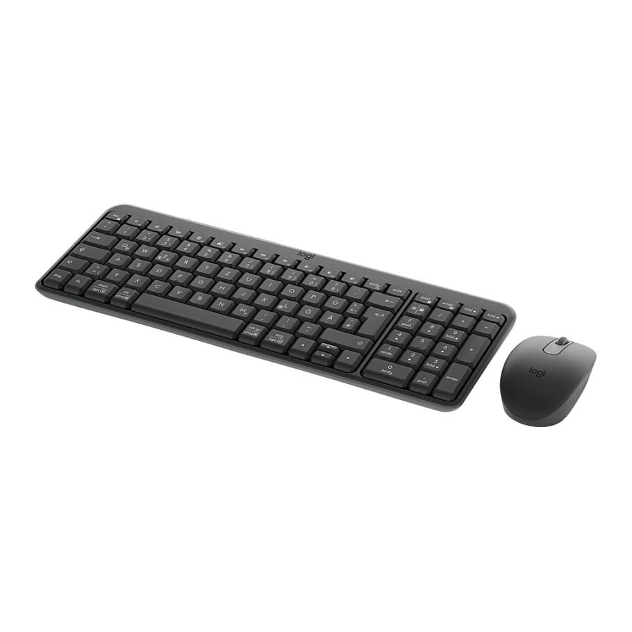 Combo (Tastierë & Maus) Logitech MK250, Wireless, Compact, QWERTZ Gjerman, Bluetooth, 1000 DPI - Grafit - 5