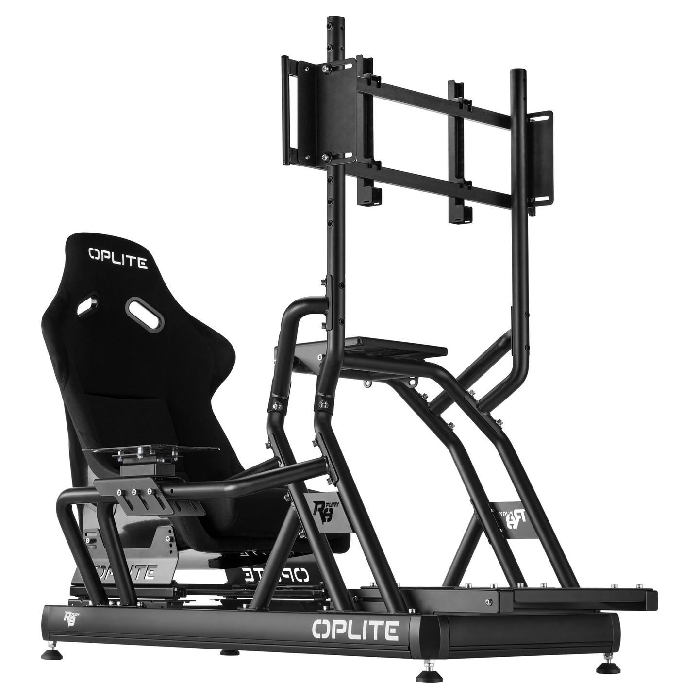 Mbajtëse për Monitor OPLITE OP-R8-SMSB / 1 Monitor / deri 57" / deri 30kg / VESA 75x75–400x200 / Lartësi e Rregullueshme - Zezë - 3