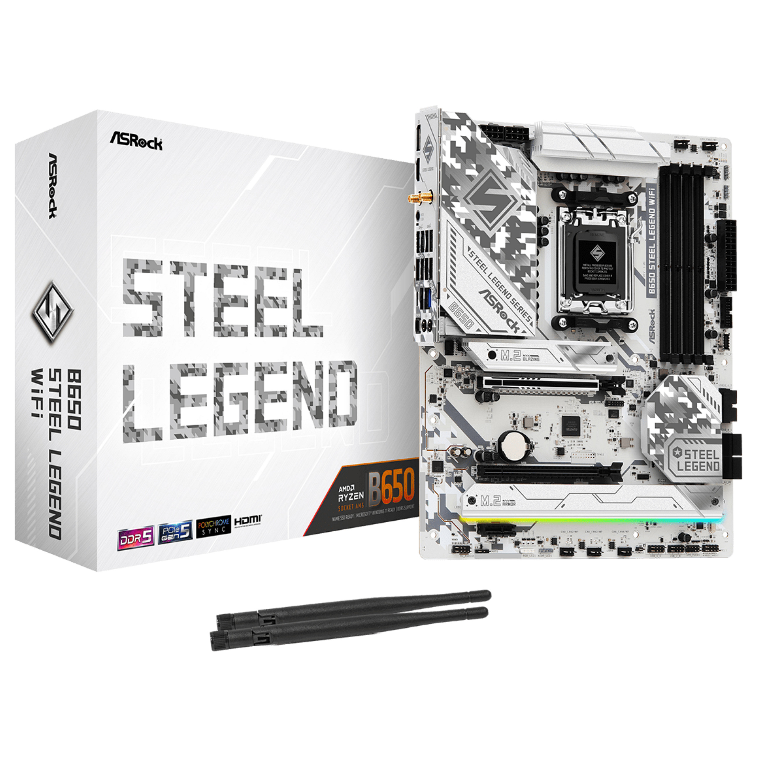 Pllakë Amë ASROCK B650 Steel Legend WIFI - 1