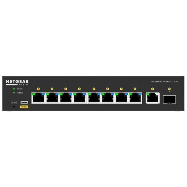 NETGEAR M4250 GSM4210PD 8-Port Gigabit PoE+ – 1× SFP, 110W, AV Managed – Zezë - 2
