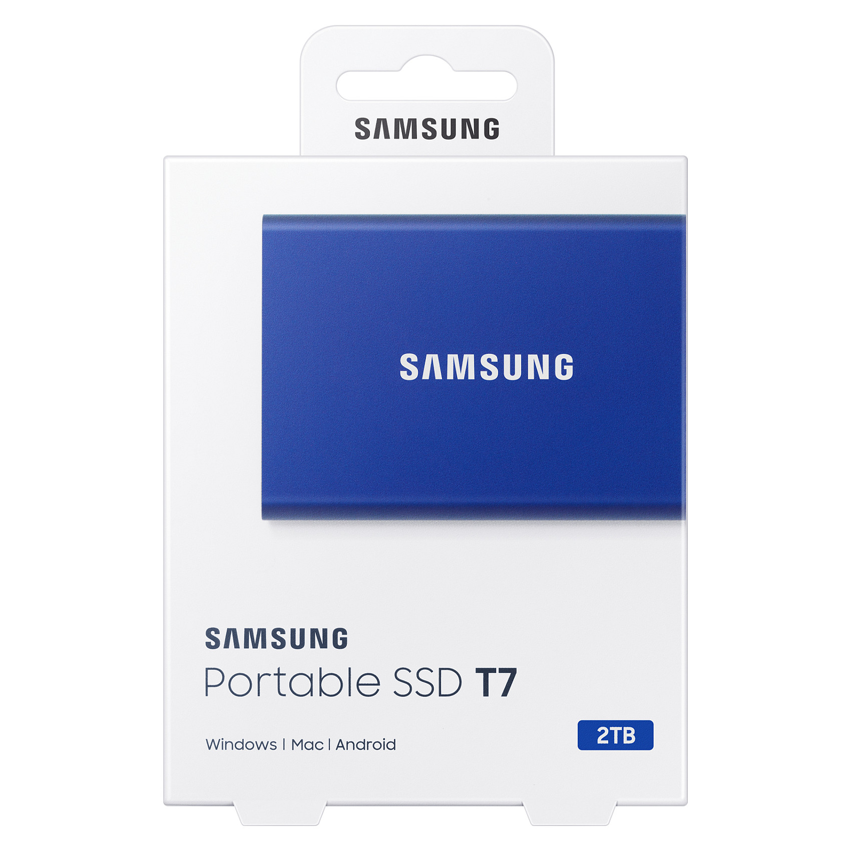 SSD të Jashtëm 2TB Samsung Portable T7 USB 3.2 Gen2 Bluë në shitje - 8