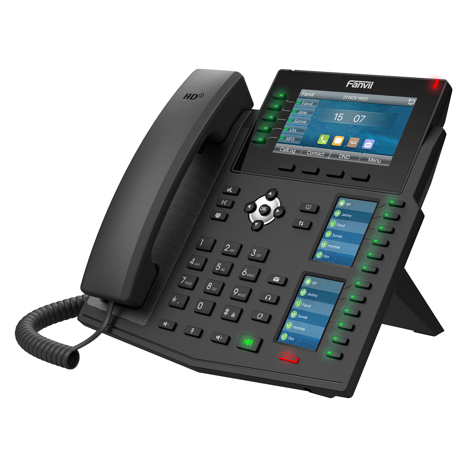 Telefon VoIP Fanvil X6U V2 / 4.3" / Gigabit & PoE - Zezë