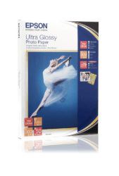 Letër fotografike Epson Ultra Glossy, 13 × 18 cm, 300 g/m², 50 fletë