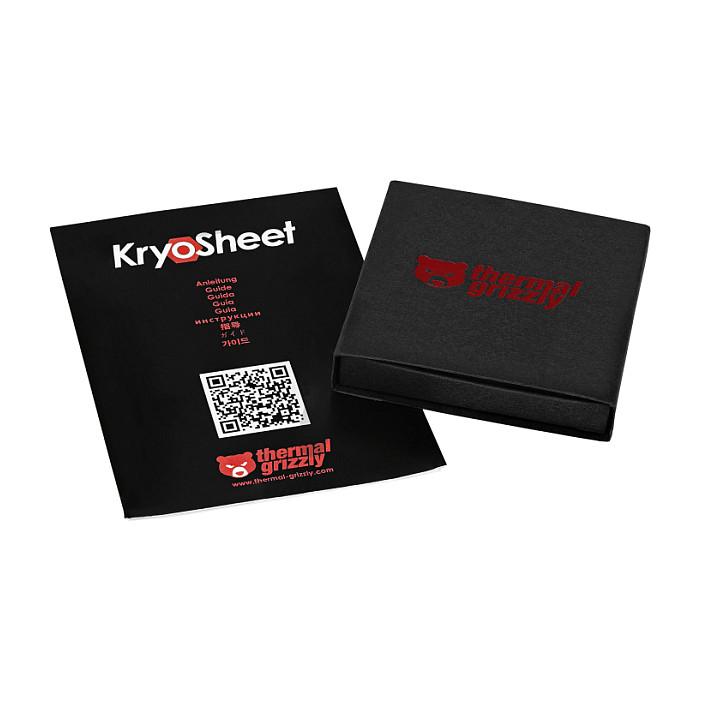 Pad Termik Thermal Grizzly KryoSheet / 25 x 25mm / 0.2mm / Grafen - Anthracite - 5