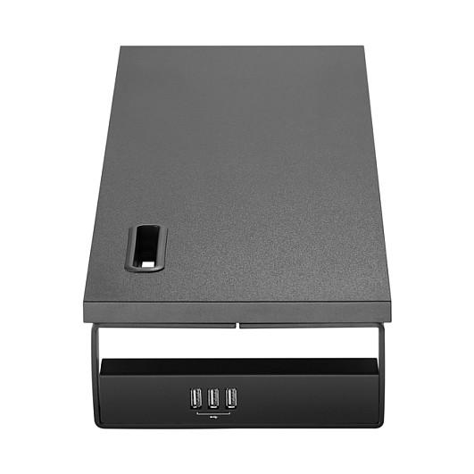 Mbajtëse për Monitor EQUIP 650881, 1 monitor, deri 15kg, 3 × USB 2.0 - Zezë - 2