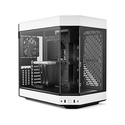 Kasë HYTE Y60 / Mid-Tower / E-ATX / 3x 120mm Fan / Tempered Glass - Bardhë/Zezë