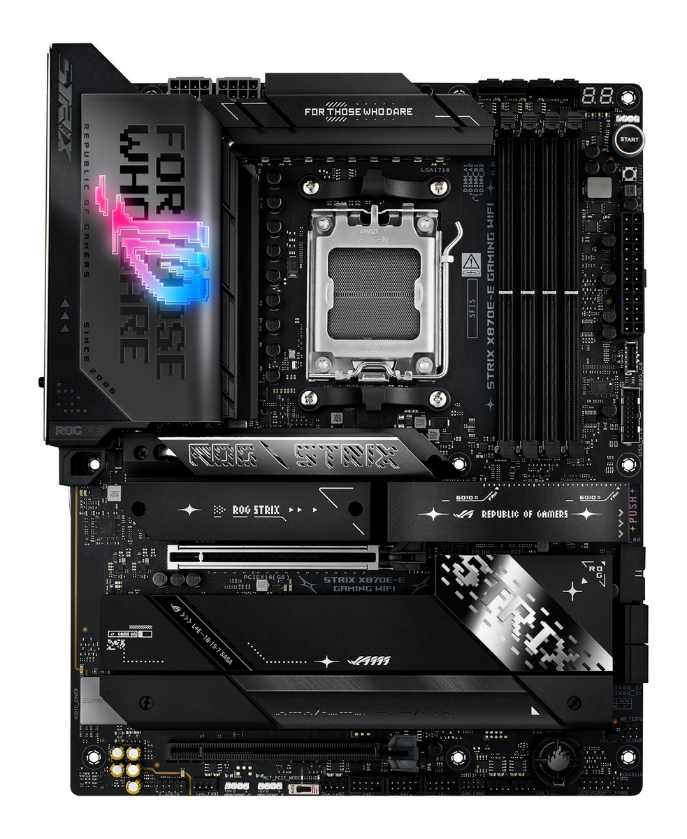 Pllakë Amë Asus ROG Strix X870E-E Gaming WiFi Motherboard / AMD Chipset – Zezë - 1