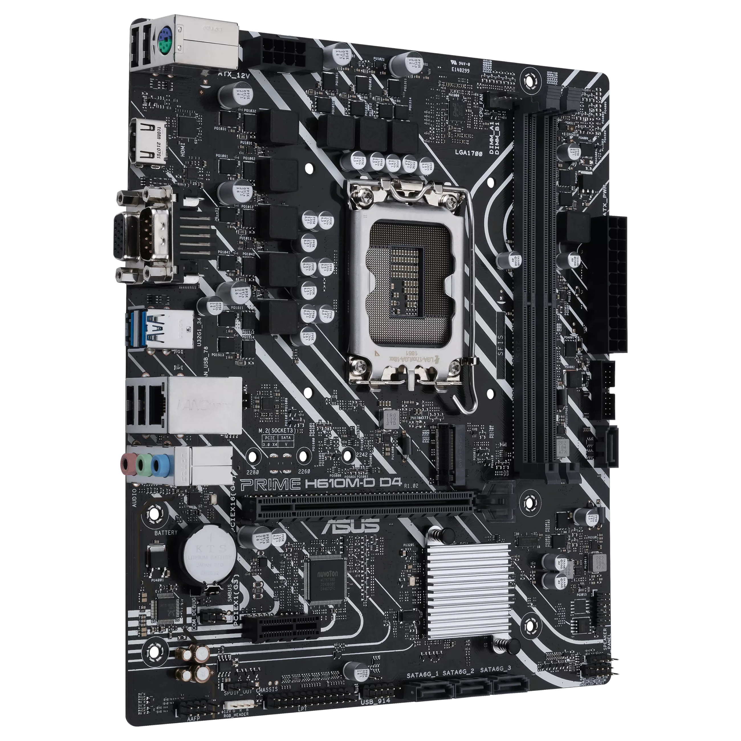 Pllakë Amë ASUS PRIME H610M-D DDR4 - 3