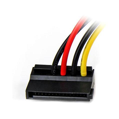 Kabllo për Furnizim me Energji StarTech.com SATAPOWADPL / Molex 4-pin - SATA 15-pin / 0.152m - Shumëngjyrësh - 2