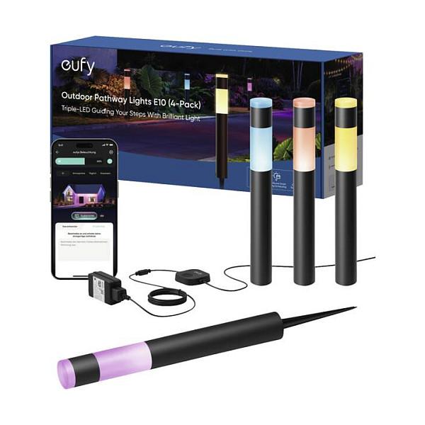 Ndriçim i Jashtëm Eufy E10, 4 copë, LED RGBWW, 350 lm, 1500–9000 K, IP65, E10 - Shumëngjyrësh - 1