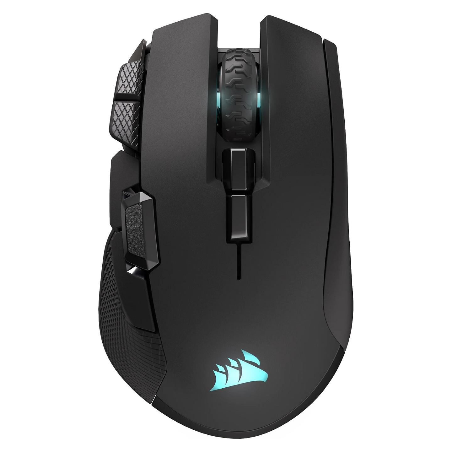 Maus Gaming CORSAIR IRONCLAW Wireless SE, Wireless 2.4 GHz, Bluetooth, USB-C, 26000 DPI, 10 Butona, RGB – Zezë - 1