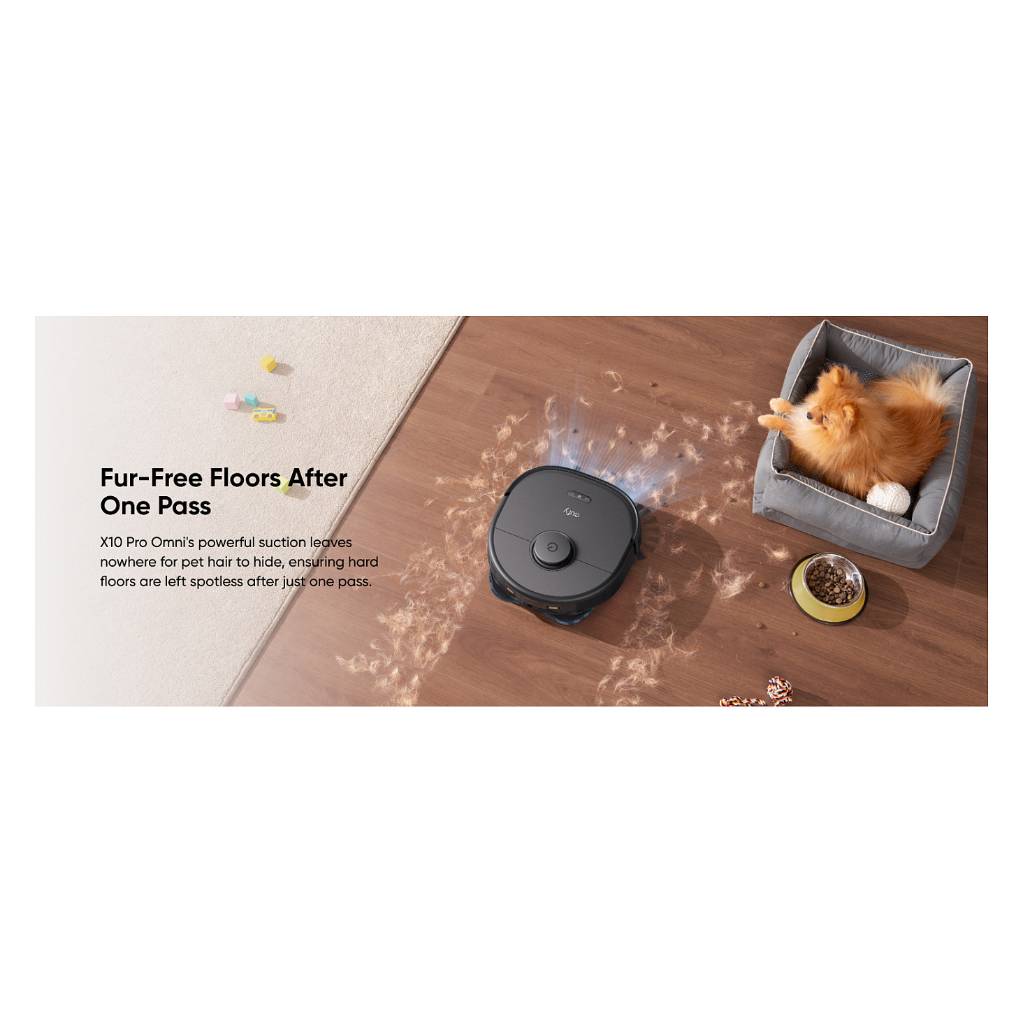 Fshesë Robotike Eufy X10 Pro Omni 8000 Pa - Zezë - 14