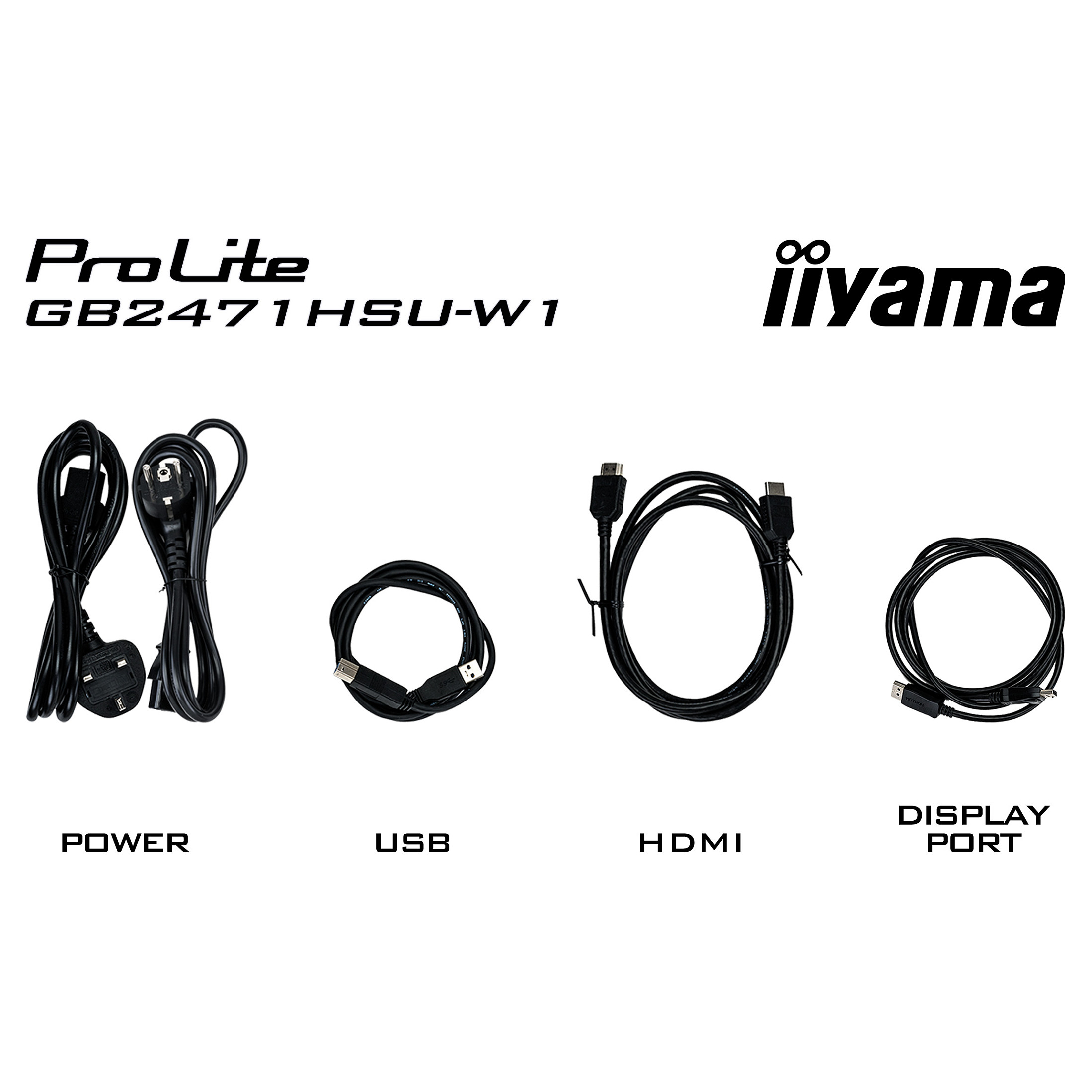 Monitor Gaming iiyama G-MASTER Red Eagle™ GB2471HSU-W1 / 24" / Full HD Fast IPS / 240Hz / 0.3ms / USB+HDMI+DP - Bardhë - 13