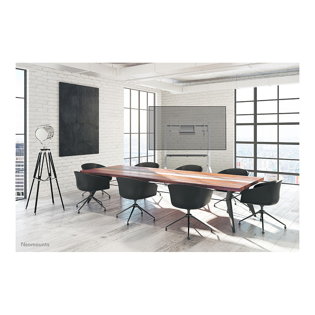 Mbajtëse për TV Neomounts FL50-525WH1 mobile floor stand for 55-86" screens - White - 19