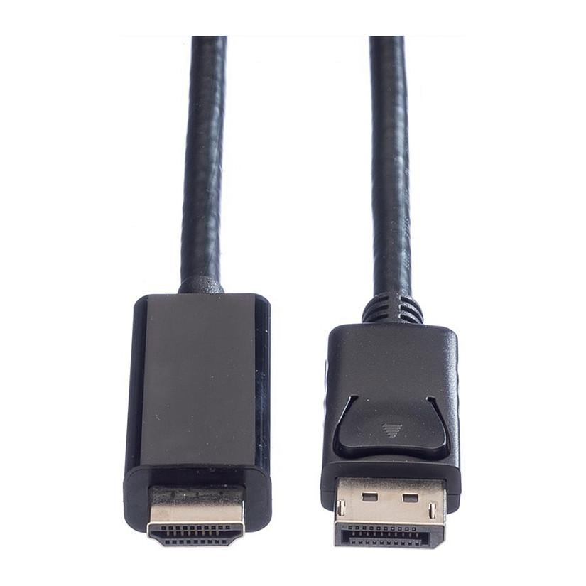 Kabllo DisplayPort VALUE 11.99.5785 / DisplayPort 1.2 në HDMI / 1m / 4K 60Hz - Zezë - 2
