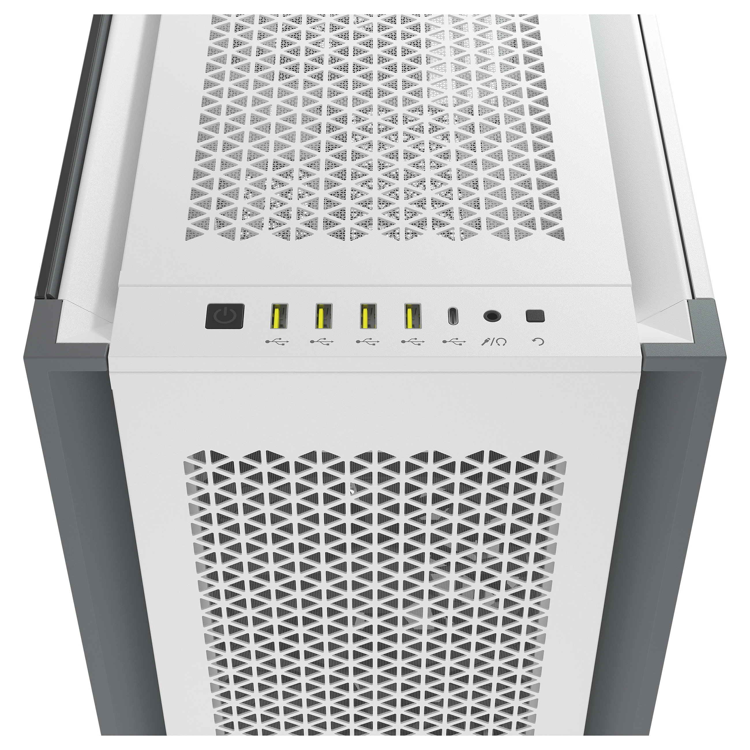 Kasë Corsair 7000D Airflow Full Tower Gaming with Glass Side Window – Bardhë - 12