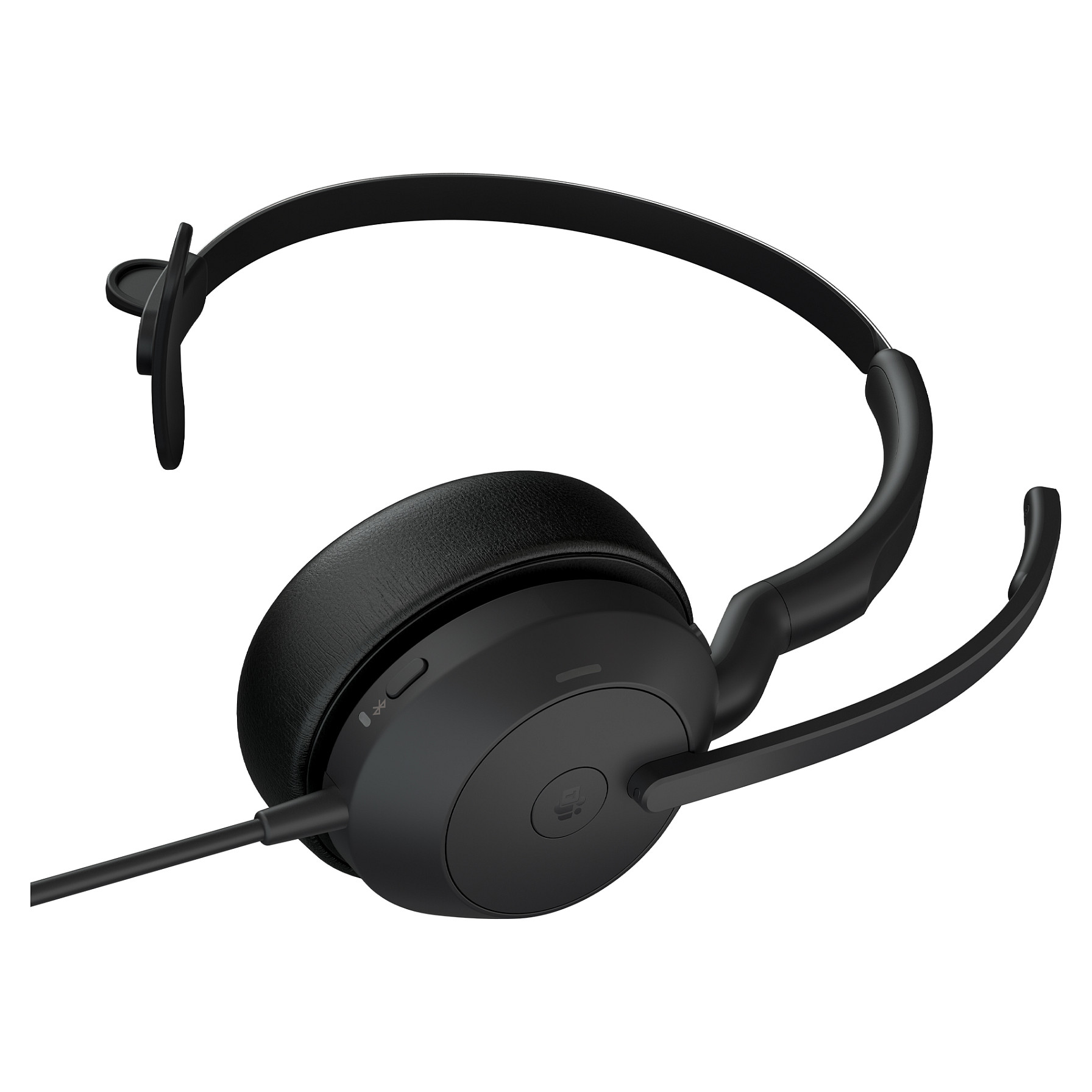 Kufje me kabllo Jabra Evolve2 50 USB-A / MS Mono - Zezë - 3