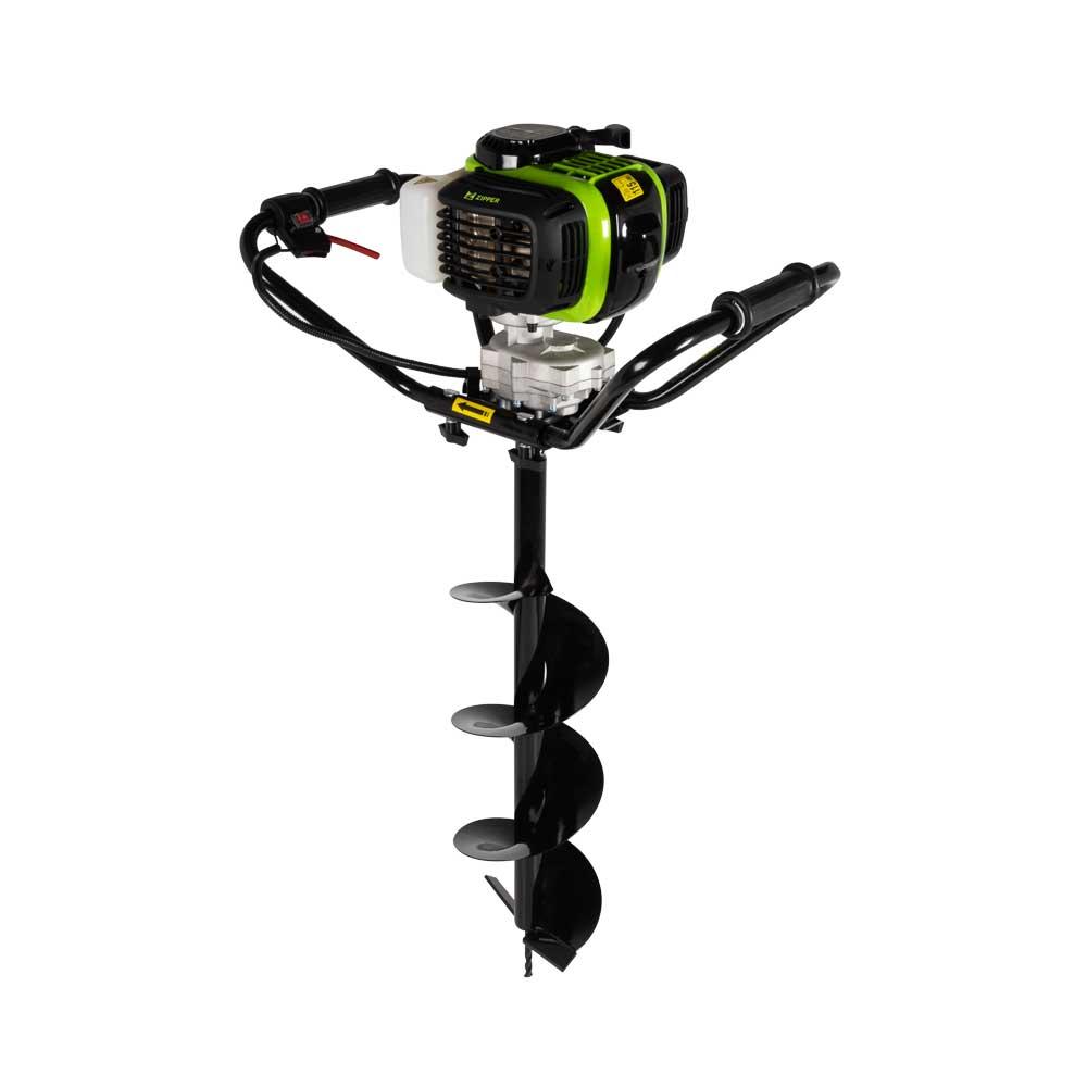 Shpuese për Tokë ZIPPER ZI-ELB380, 1900W, 52.8cc, 100mm, 150mm, 200mm, 800mm - Gjelbër/Zezë