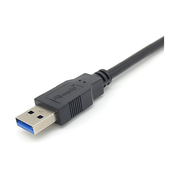 Kabllo USB Equip A 3.2 to C St/St / 2.00m 3A/20V - Zezë - 6