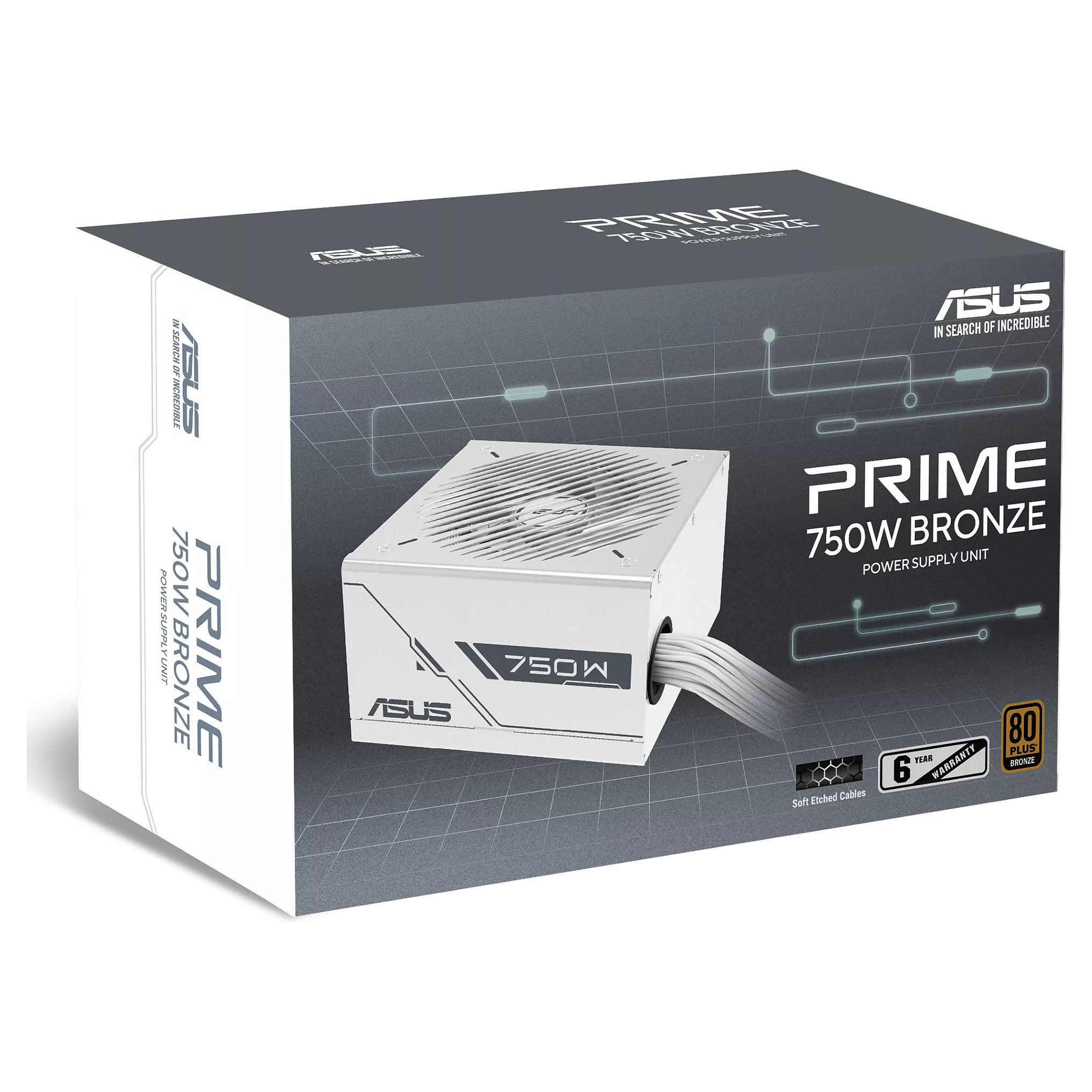 Furnizues Energjie ASUS PRIME 750B White 750W 80+ Bronze - 10
