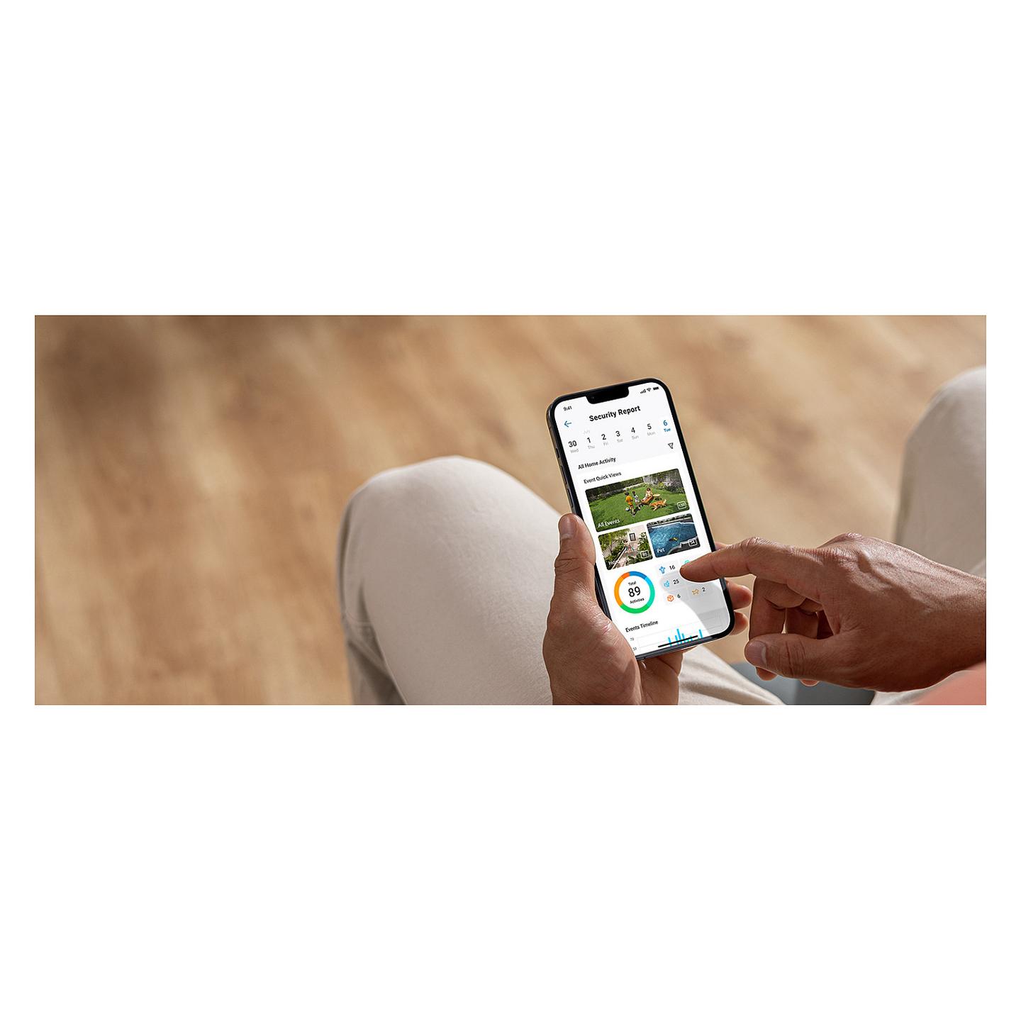 Kamerë Sigurie IP CCTV Anker Eufy eufyCam S330 (eufyCam 3) 2-Cam Kit + HomeBase 3, 4K, 135°, Wi-Fi, Solar, IP67 - Zezë/Bardhë - 13