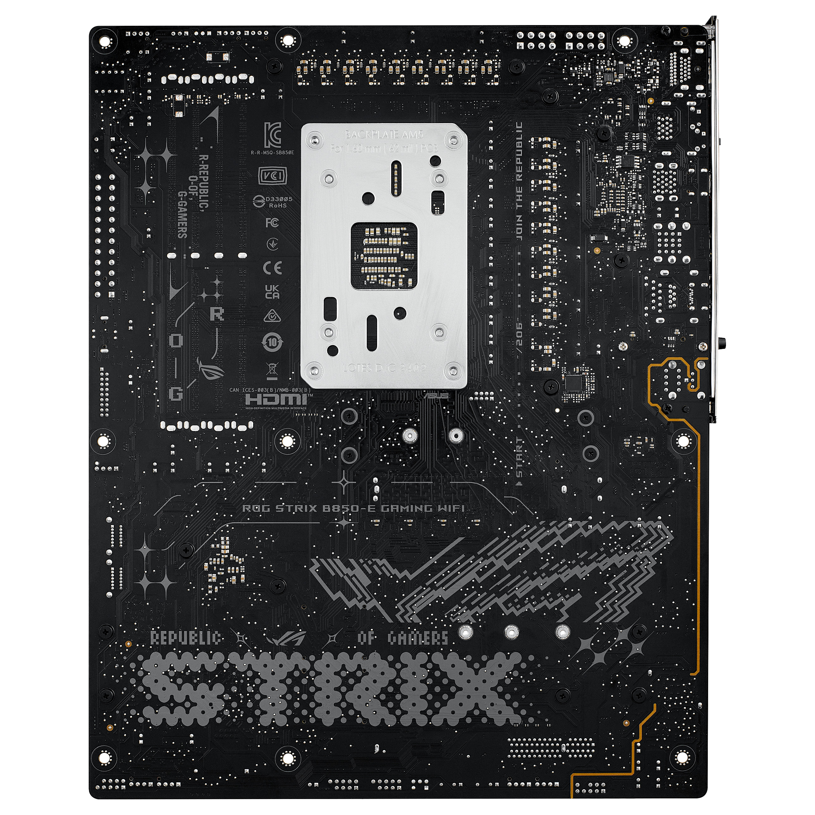 Pllakë Amë AMD AM5 ASUS ROG STRIX B850-E Gaming WIFI / DDR5 / HDMI+DP - 11