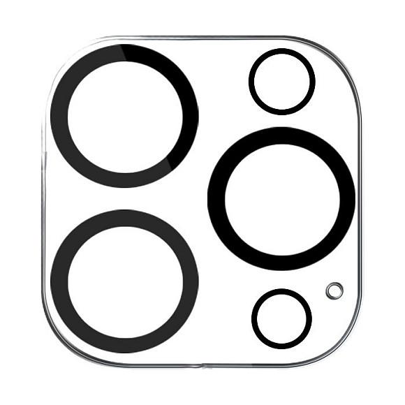 Mbrojtës për Kamerë eSTUFF Titan Shield, iPhone 14 Pro, iPhone 14 Pro Max, Xham i Temperuar, 9H, 3-në-1 - Transparent - 2