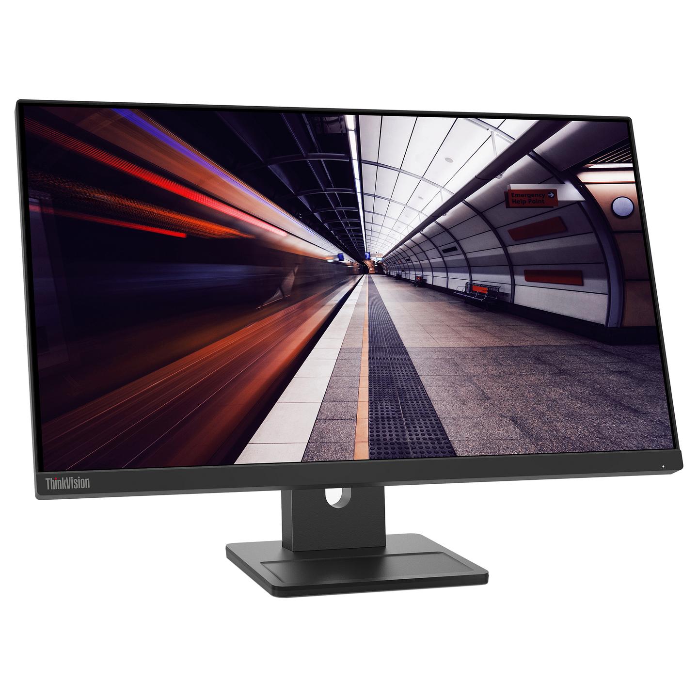 Monitor Lenovo ThinkVision E24-30 / 23.8" / FHD / 100 Hz / 14 ms / HDMI + DisplayPort + VGA - Zezë - 5