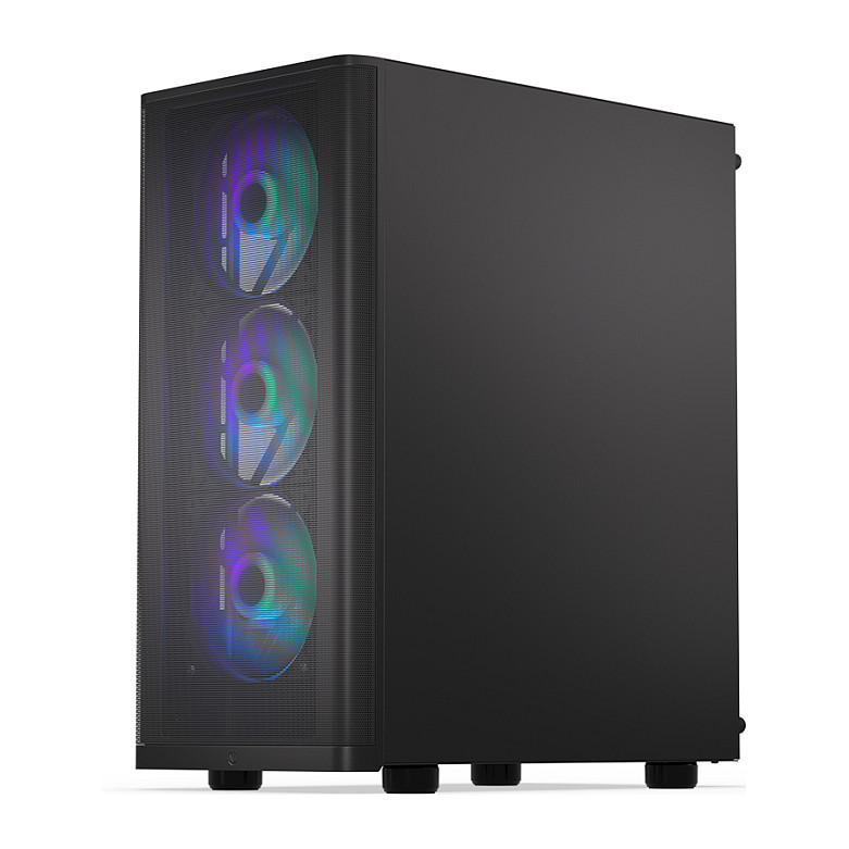 Kasë PC ENDORFY Ventum 200 ARGB / Midi Tower / ATX / 3x 120mm + 1x 120mm ARGB Fan / Tempered Glass - Zezë - 15