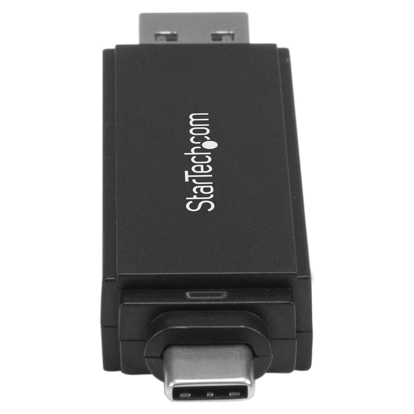 Lexues Kartelash StarTech.com SDMSDRWU3AC , SD/MMC , microSD , USB-A dhe USB-C , USB 3.2 Gen 1 , 5Gbps , 2TB - Zezë - 3