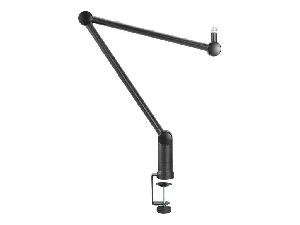 Mbajtëse për Mikrofon LogiLink AA0127 / 3/8" & 5/8" / 360° / Krah i Palosshëm / Montim në Tavolinë - Zezë - 2