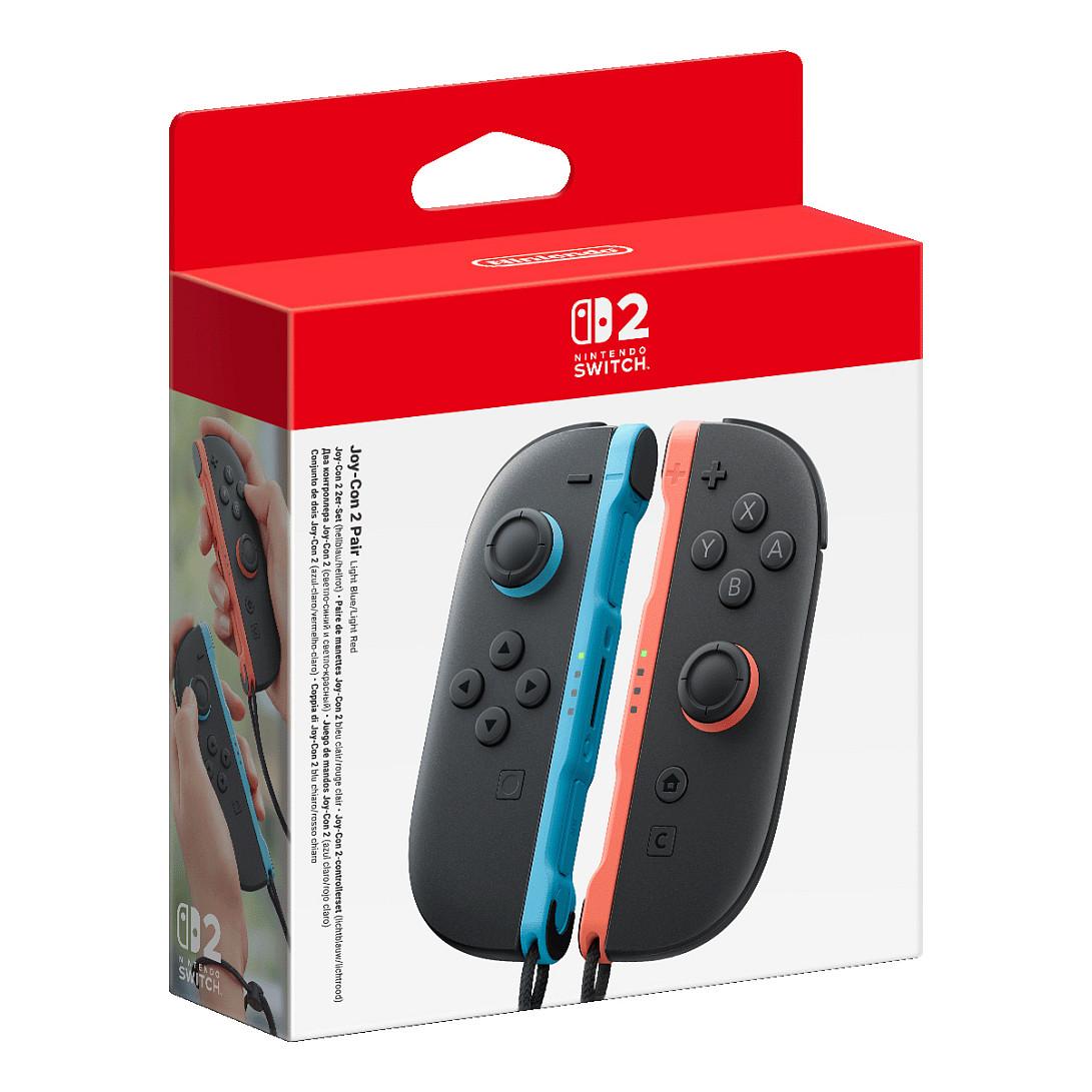 Kontroller për Nintendo Switch 2 Nintendo Joy-Con 2 / L + R / Wireless / Bluetooth – Blu/Kuqe/Zezë - 6