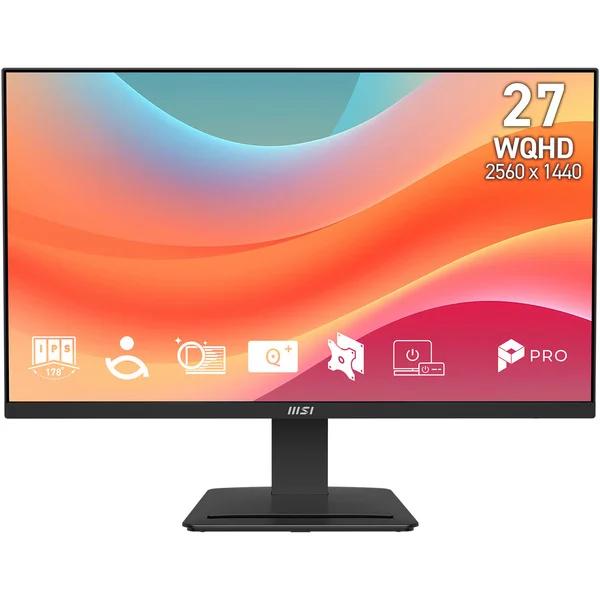 Monitor MSI PRO MP273QDE E2 / 27" / QHD IPS / 100Hz / 1ms / HDMI+DisplayPort - Zezë - 3