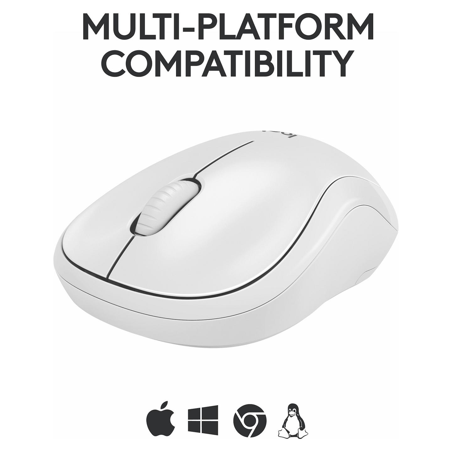 Maus pa kabllo Logitech M240 Silent / Bluetooth / 4000 DPI / 3 Butona / SilentTouch - Bardhë - 8