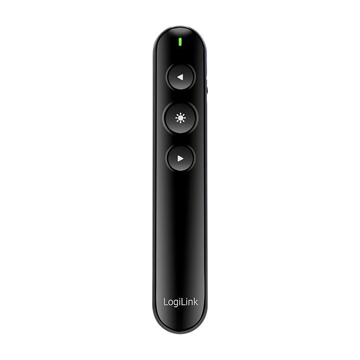 Aksesor për Konferencë LogiLink Wireless Presenter ID0190 / 2.4GHz / 3 Butona / Laser i Kuq / 15m / Nano USB / Plug-Play - Zezë - 3